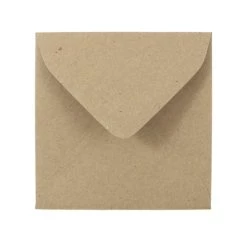 Cheapest 👏 JAM Paper 3.13" x 3.13" Brown Kraft Bag Square Recycled Invitation Envelopes ⌛