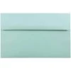 Outlet 😀 JAM Paper A10 Aqua Blue Invitation Envelopes 🥰 -Jam Paper Shop M20008790 1