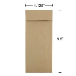 Coupon 😉 JAM Paper #10 Brown Kraft Paper Bag Policy Business Premium Envelopes 🔥 -Jam Paper Shop M20008880 4