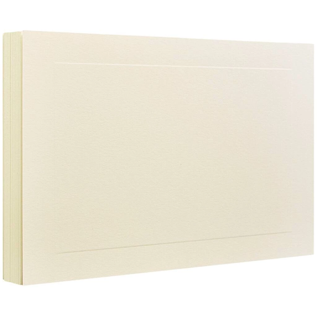 Best Pirce π JAM Paper 5" x 7" Ivory Panel Blank Flat Note Cards π 4 Best Pirce π JAM Paper 5" x 7" Ivory Panel Blank Flat Note Cards π - Image 2