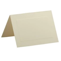 Outlet 🛒 JAM Paper A1 Ivory Blank Foldover Cards with Panel 🤩