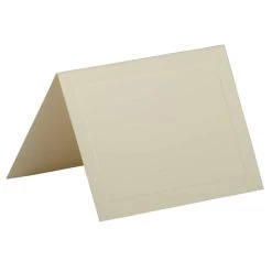 Buy 🔔 JAM Paper 3.5" x 4.875" Strathmore Ivory Wove Panel Blank Foldover Cards ✨