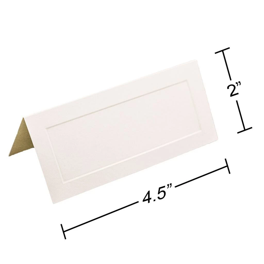 Best deal π JAM Paper Embossed Border Fold-Over Wedding Table Place Cards, 100ct. π 5 Best deal π JAM Paper Embossed Border Fold-Over Wedding Table Place Cards, 100ct. π - Image 3
